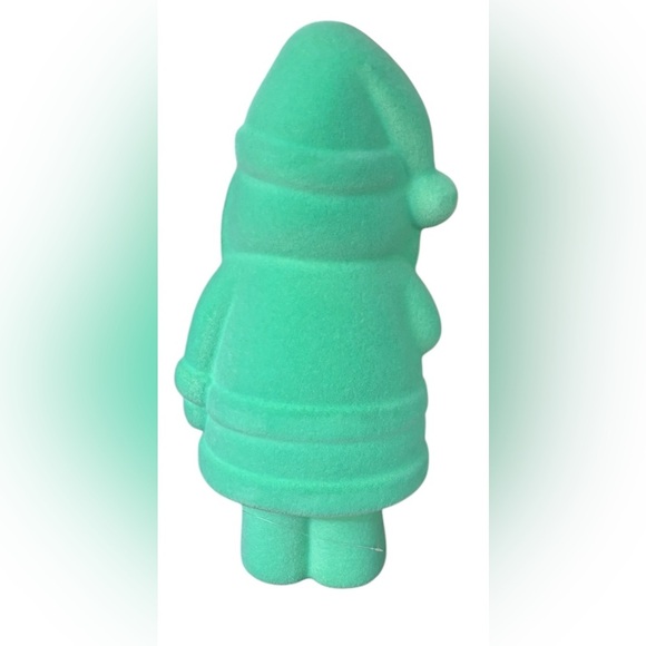 NWT large flocked Santa Christmas Xmas free standing - Picture 3 of 6